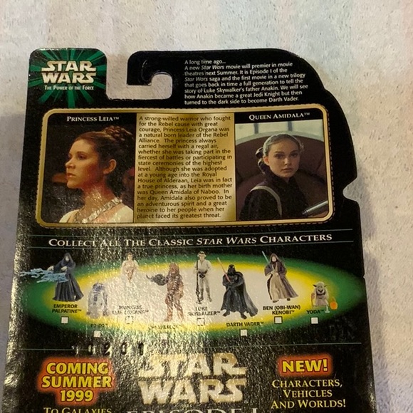 1998 Hasbro Star Wars The power of the force princess Leia action figure - Picture 4 of 5